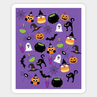 Halloween (purple) Sticker